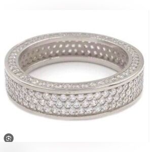 Savvy Cie Sterling Silver Eternity Band